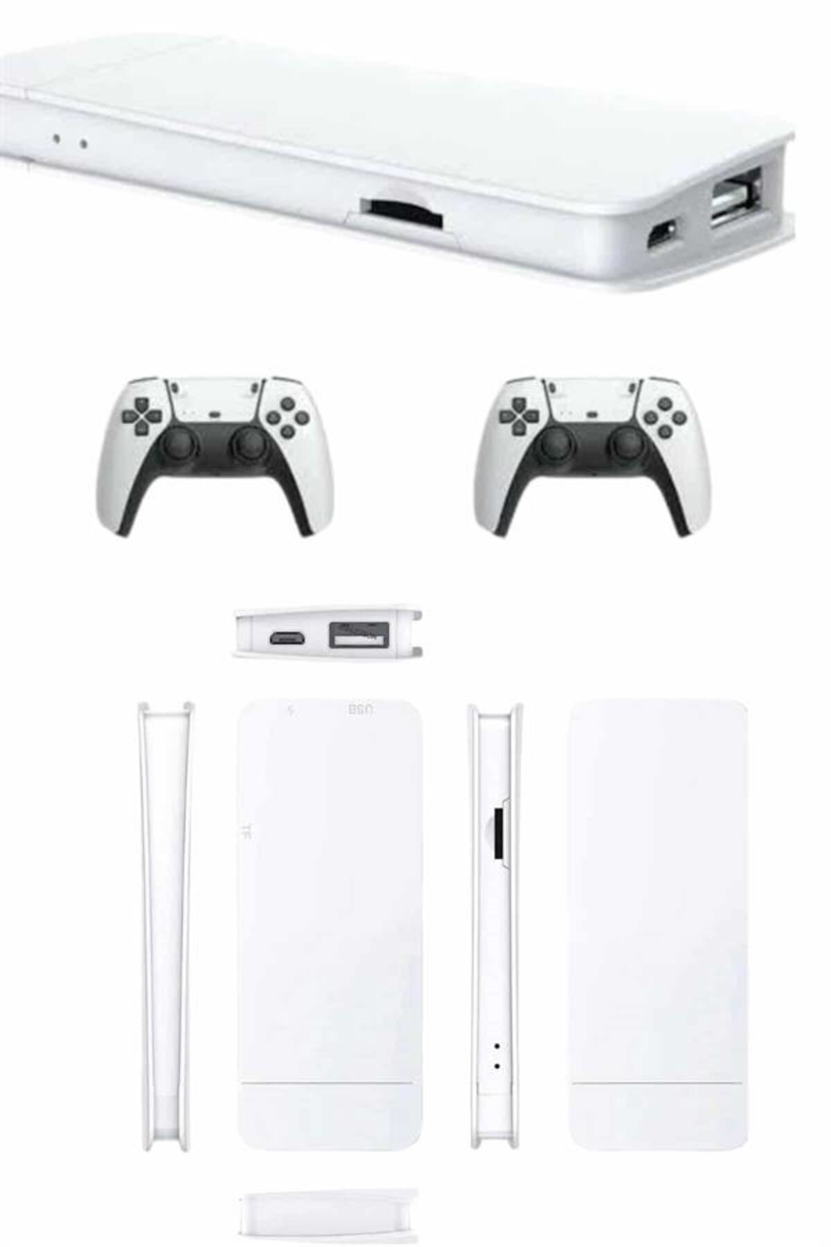 3D Çift Oyun Kollu 4K HD Ekran Nostaljik 20.000 Oyunlu Beyaz Game