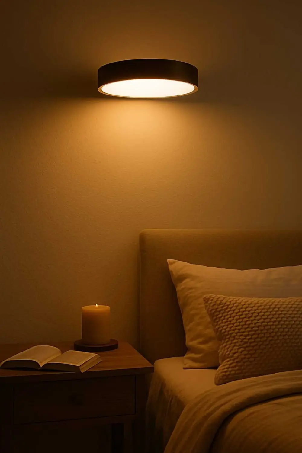 3D Dekoratif Banyo Duvar Ayna Tablo Aydınlatması