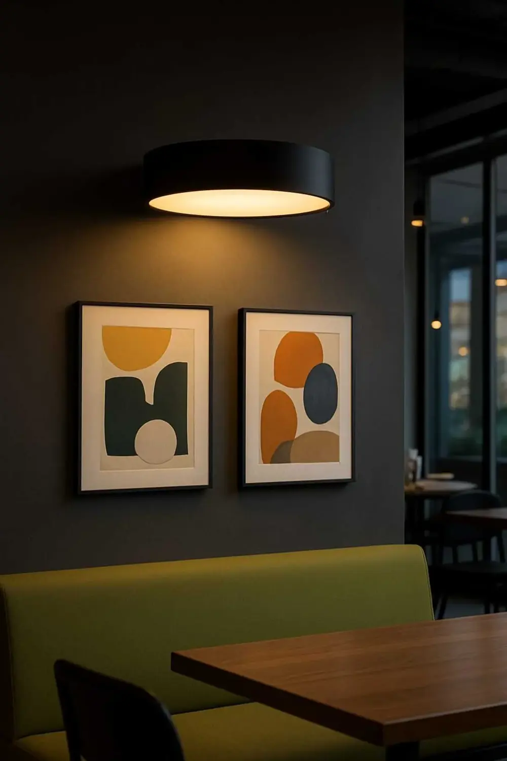 3D Dekoratif Banyo Duvar Ayna Tablo Aydınlatması