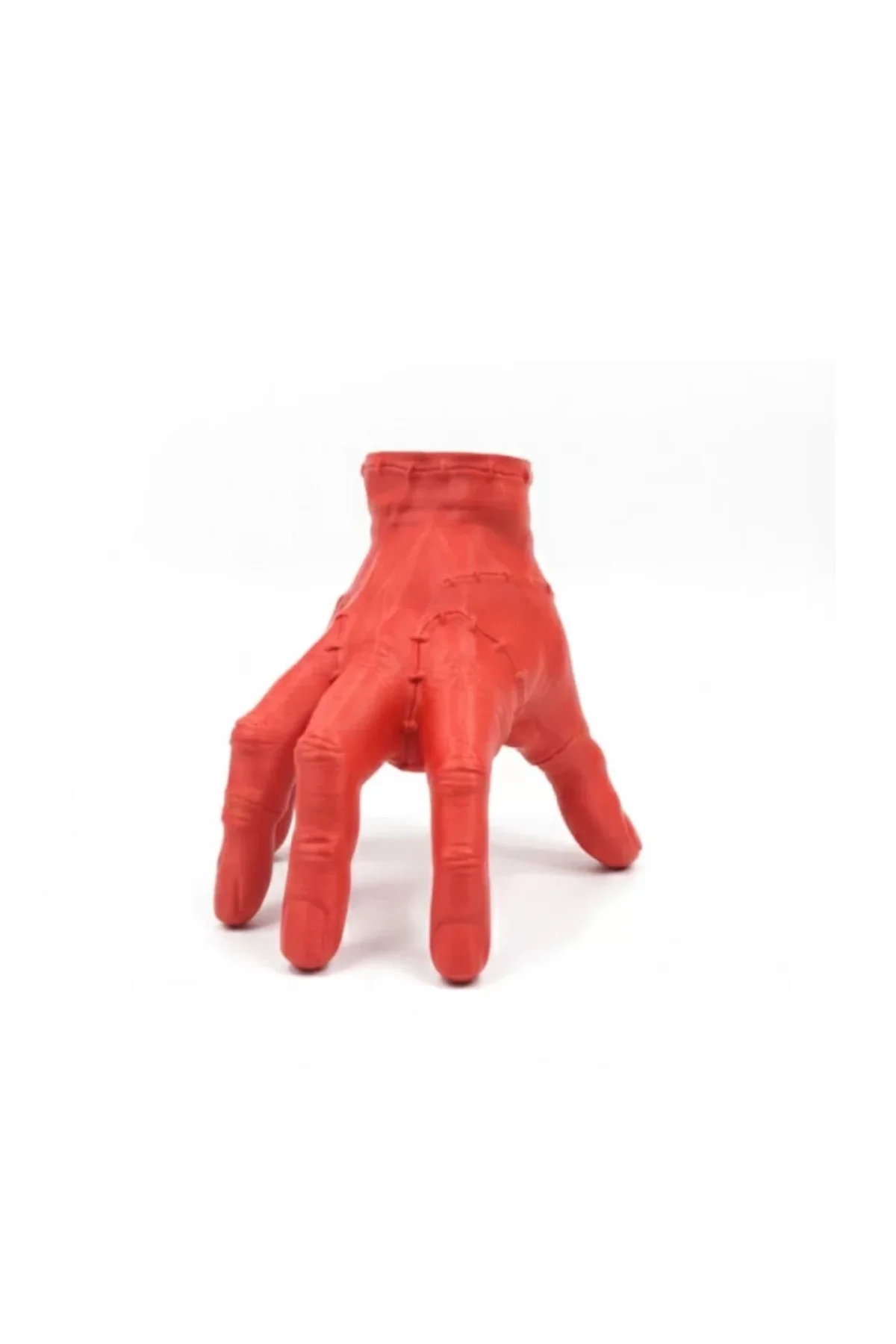 3d Dekoratif Kırmızı El Biblo 17x16 Cm Modern Ev Aksesuarı