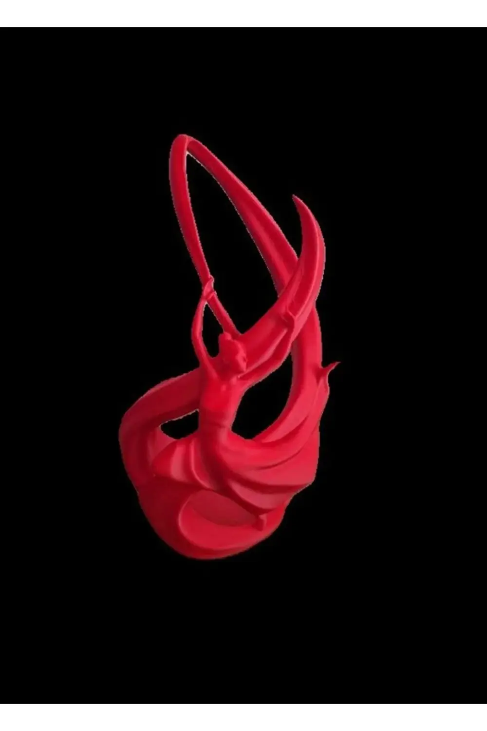 3D Dekoratif Zeytinyağı Şişesi Tutacağı - 3D Tasarım Balerin Figü