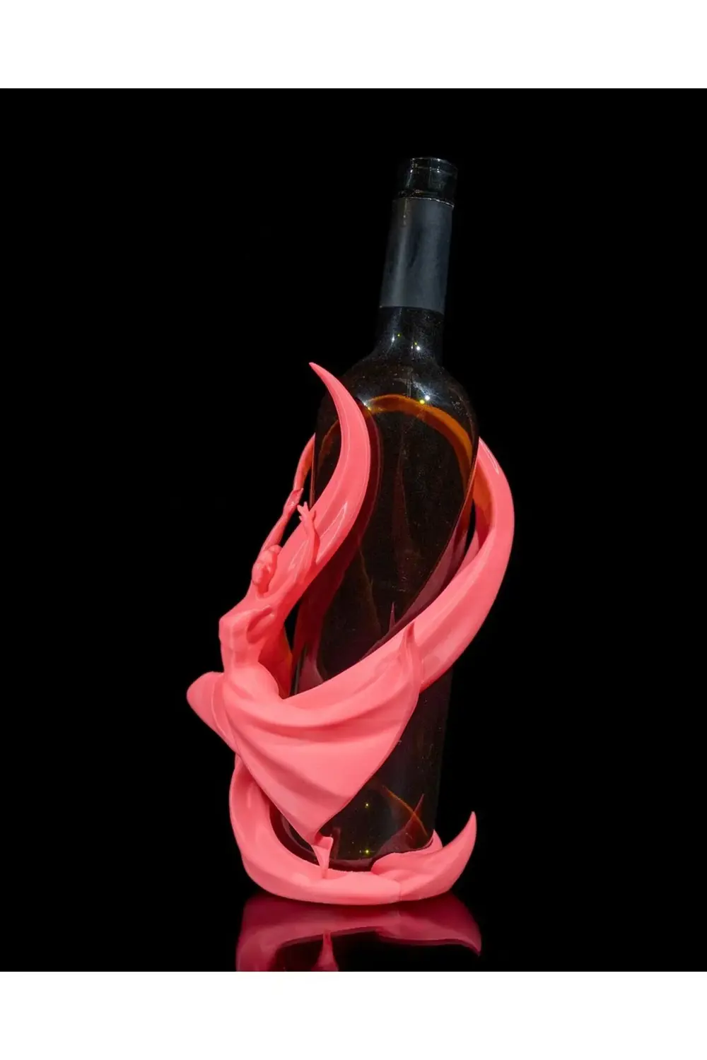 3D Dekoratif Zeytinyağı Şişesi Tutacağı - 3D Tasarım Balerin Figü