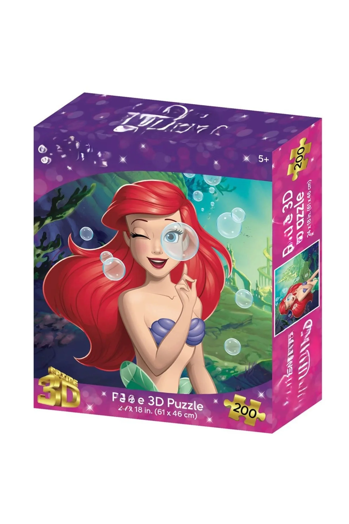 3D Deniz Kızı Puzzle 200 Parça