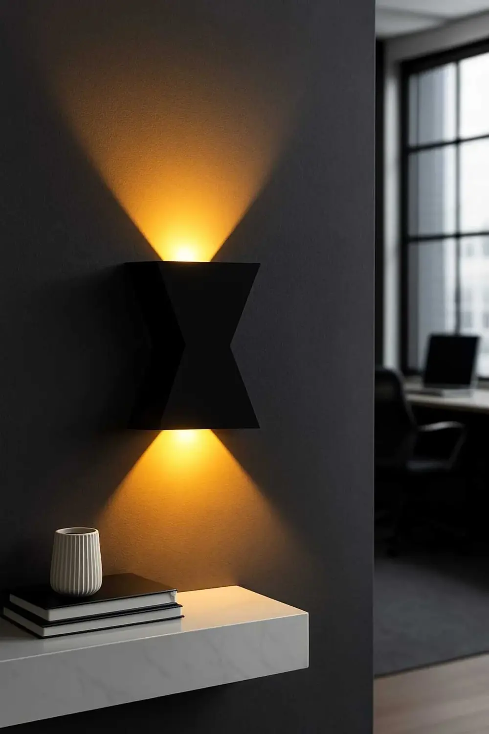 3D Design Zaman Pilli Dekoratif Duvar Aydınlatması Aplik Gece Lam