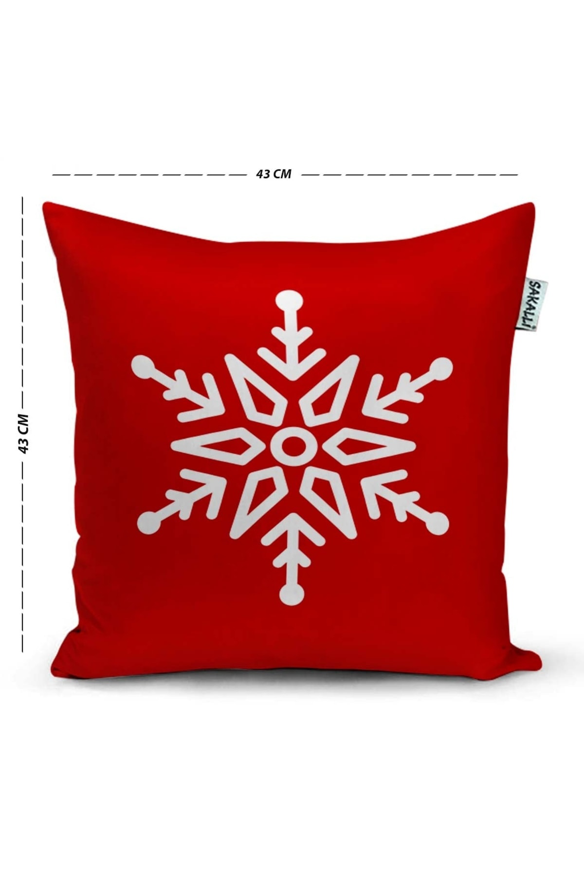 Sakallı 3D Digital Baskılı Dekoratif Kırlent Kılıfı