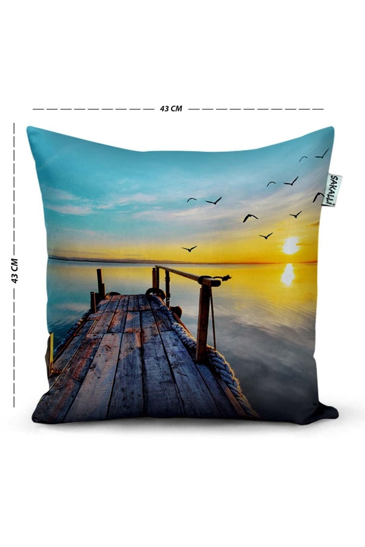 3d Digital Baskılı Dekoratif Kırlent Kılıfı