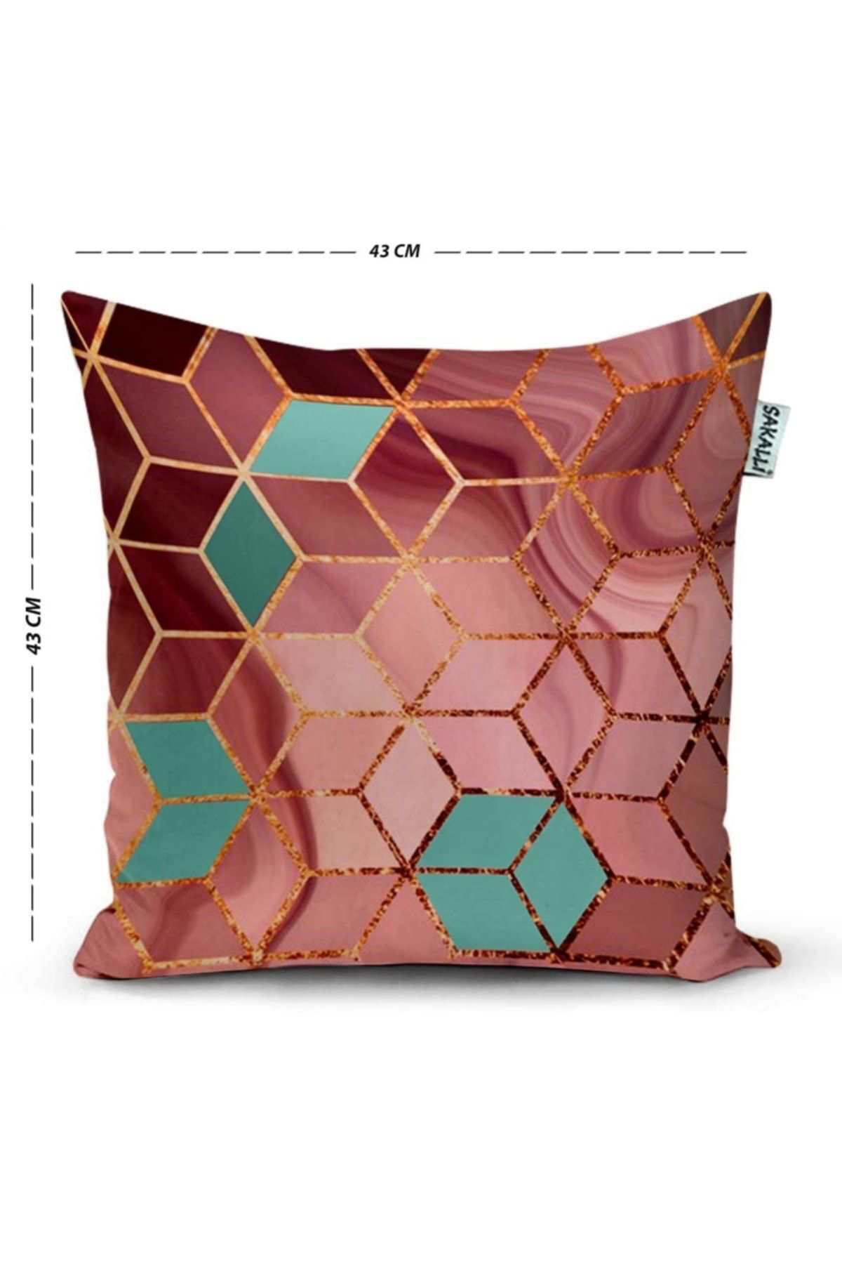 3d Digital Baskılı Dekoratif Kırlent Kılıfı