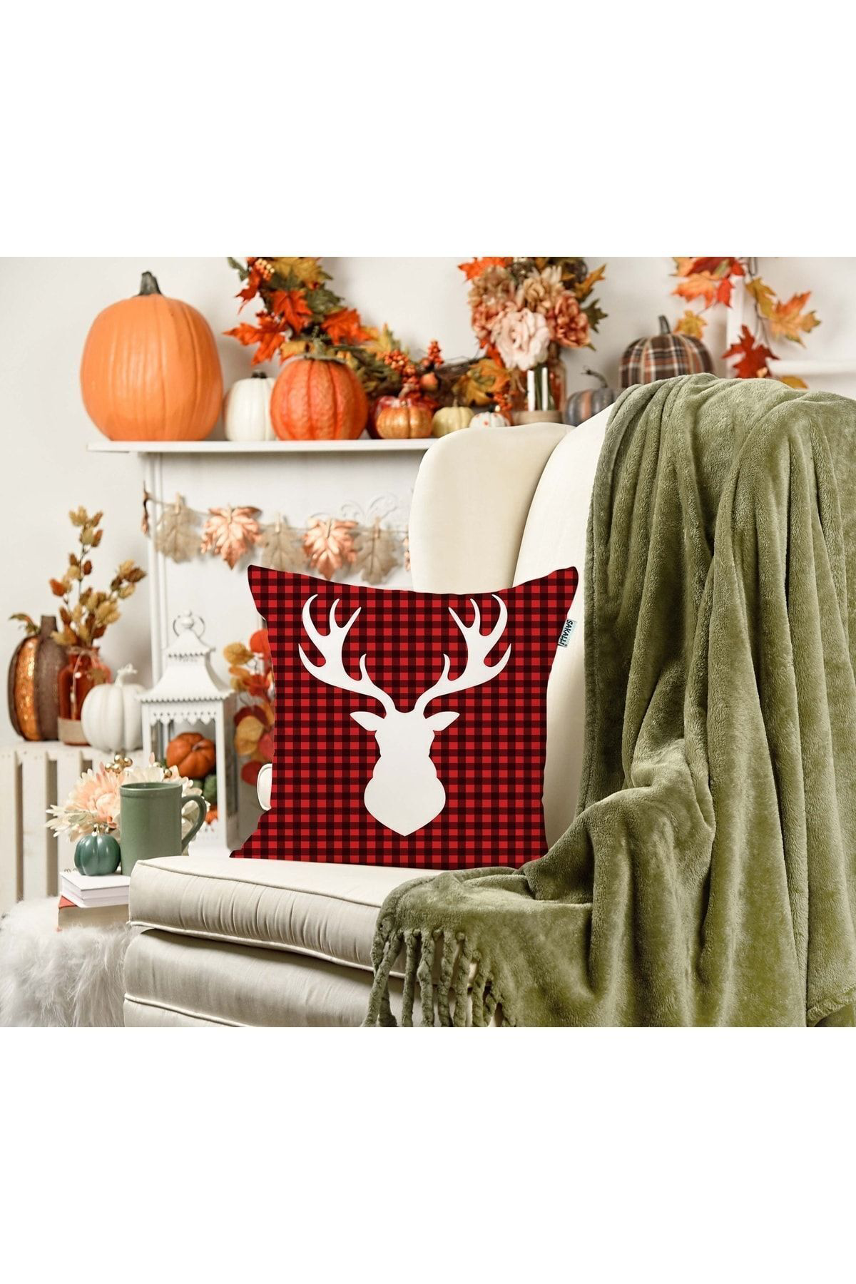 3d Digital Baskılı Dekoratif Kırlent Kılıfı