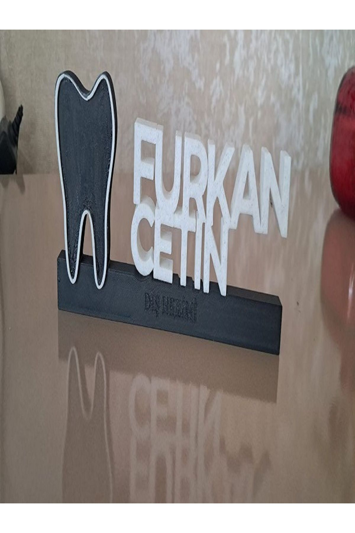 Alpaxa 3D Diş Hekimlerine Özel Kişiselleştirilebilir İsimlik