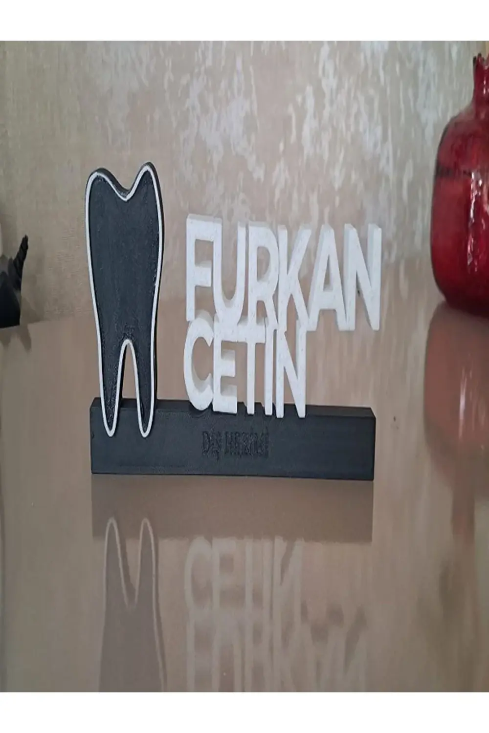 3D Diş Hekimlerine Özel Kişiselleştirilebilir İsimlik