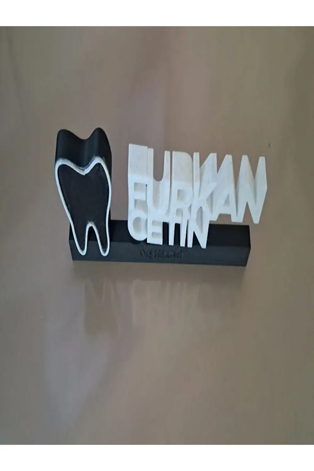 3D Diş Hekimlerine Özel Kişiselleştirilebilir İsimlik