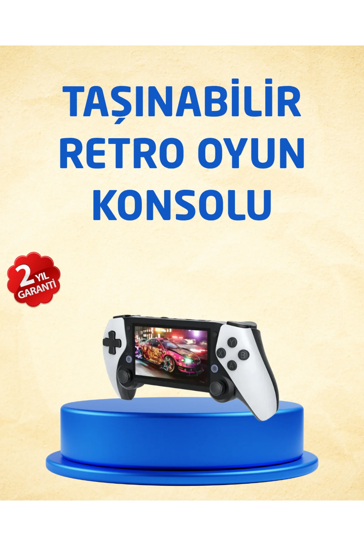3D Ekranlı Mini Oyun Konsolu + Multimedya