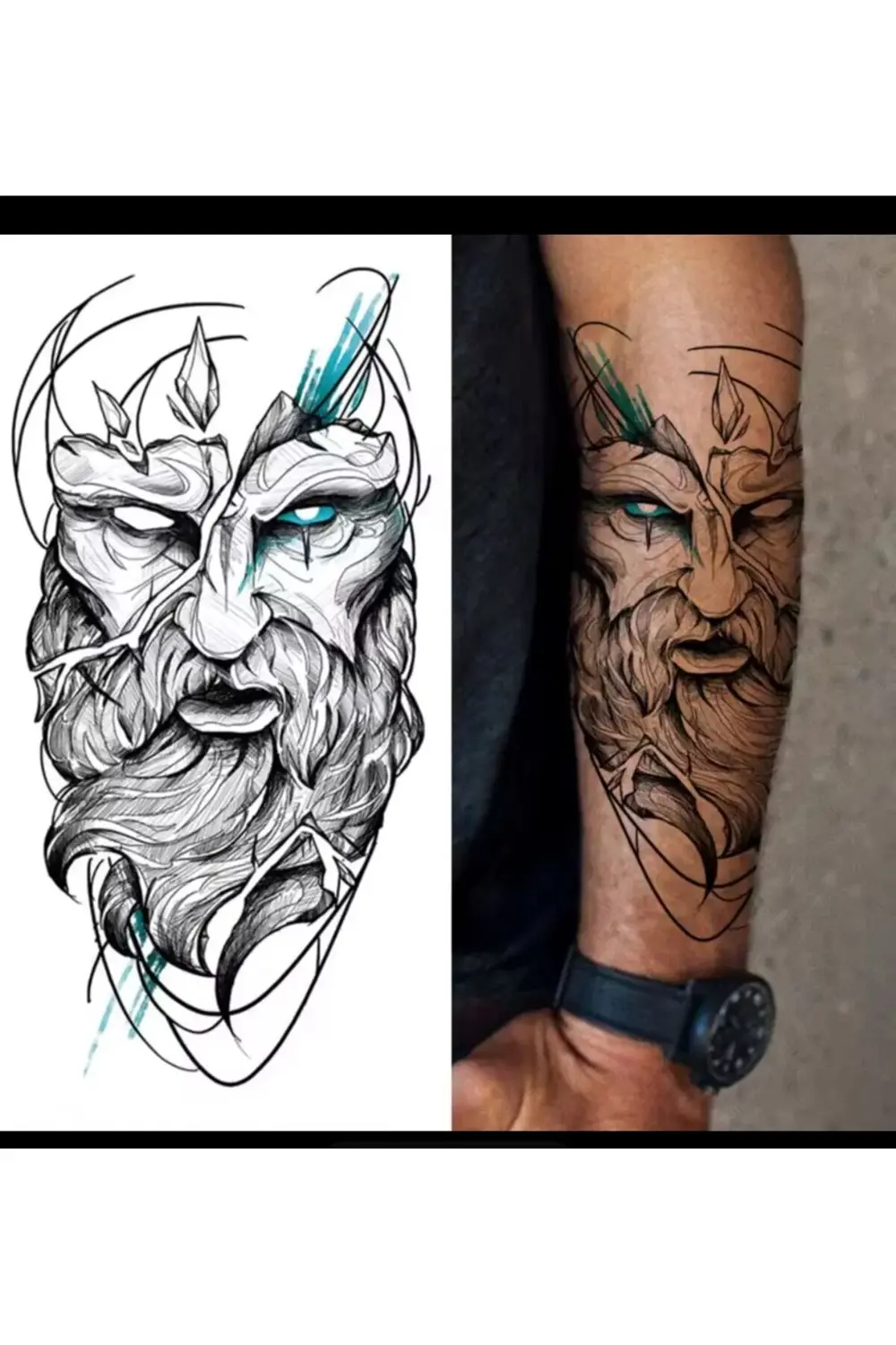 3d Gerçek Görünümlü Suya Dayanıklı Kol Bacak Geçici Dövme Holiday