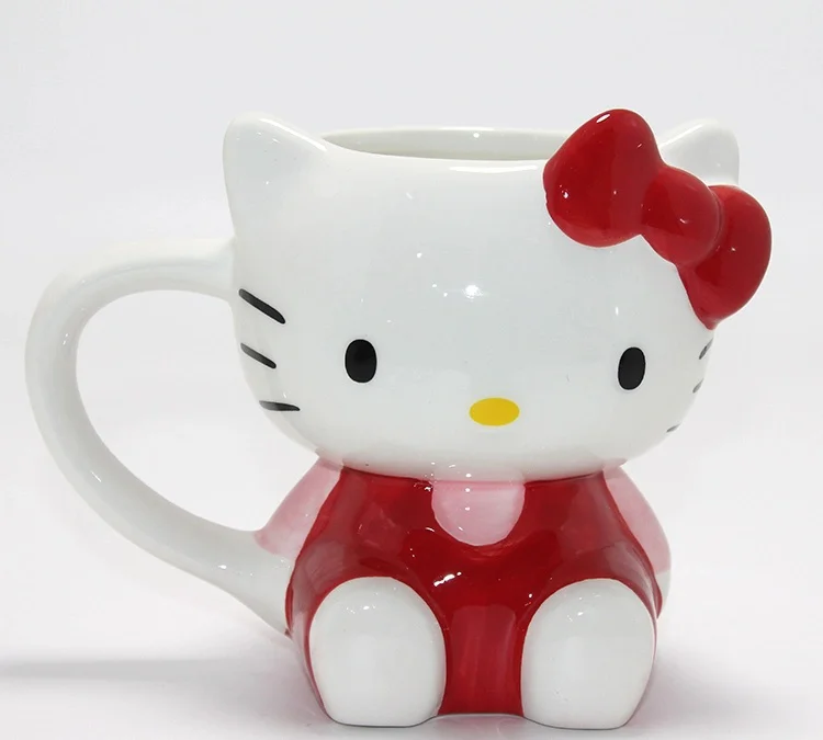 3d Hello Kitty Tasarımı Porselen Kupa Bardak Diğer