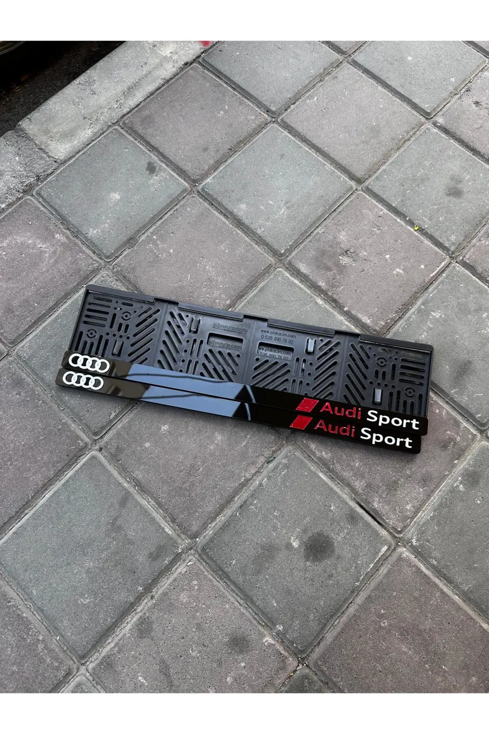 3D KABARTMLI AUDİ SPORT PLEKSİ PLAKALIK
