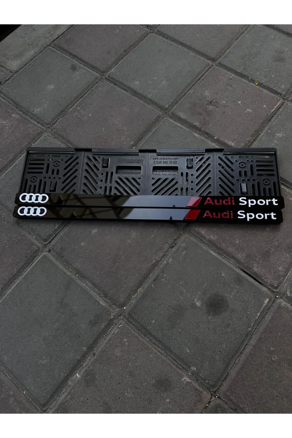 3D KABARTMLI AUDİ SPORT PLEKSİ PLAKALIK