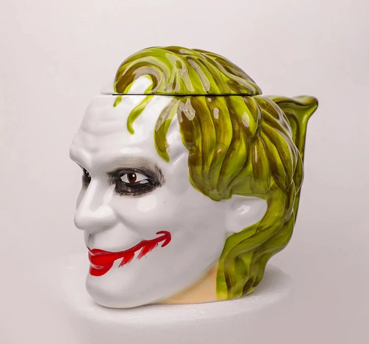 3d Kapaklı Joker Tasarımlı Porselen Kupa Bardak Diğer
