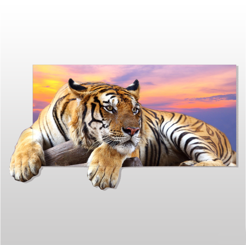 3D Kaplan Kanvas Tablo