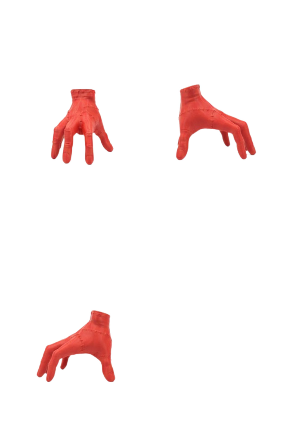 3D Kırmızı El Dekor 17x16 cm Gotik ve Modern Tasarım Obje - Lisin