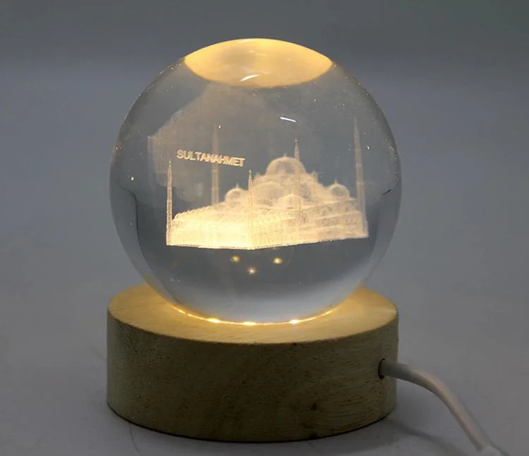 3D Kristal Cam Küre Ahşap Soketli İstanbul Temalı Led Lamba - 7,5 Cm Fiyatı, Yorumları ve Özellikleri