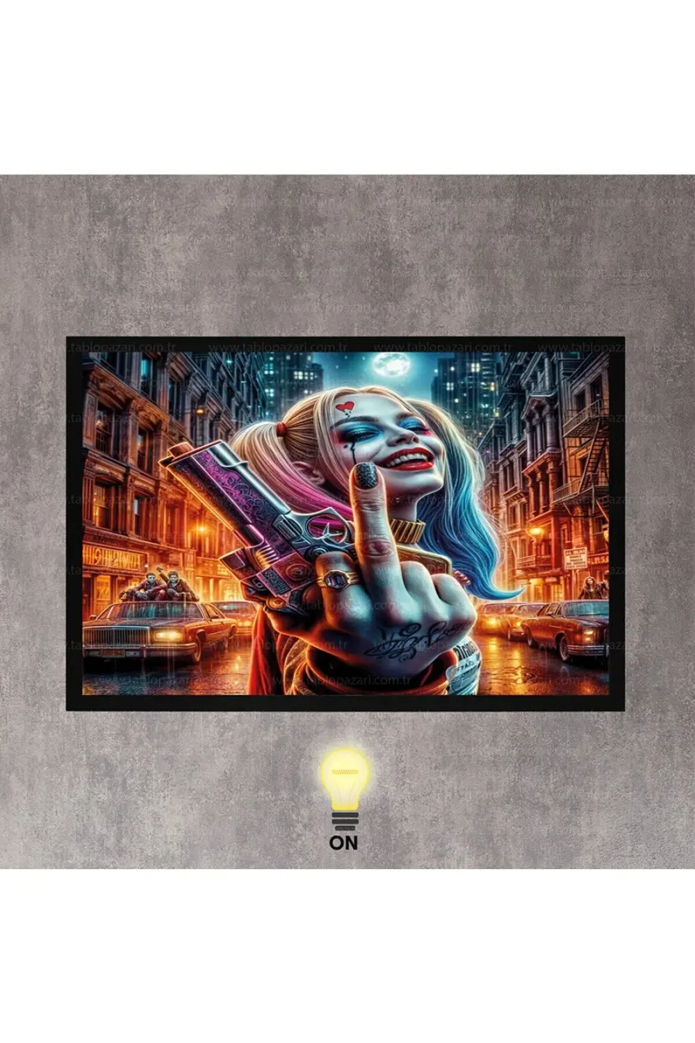 3D LED Işıklı tablo
