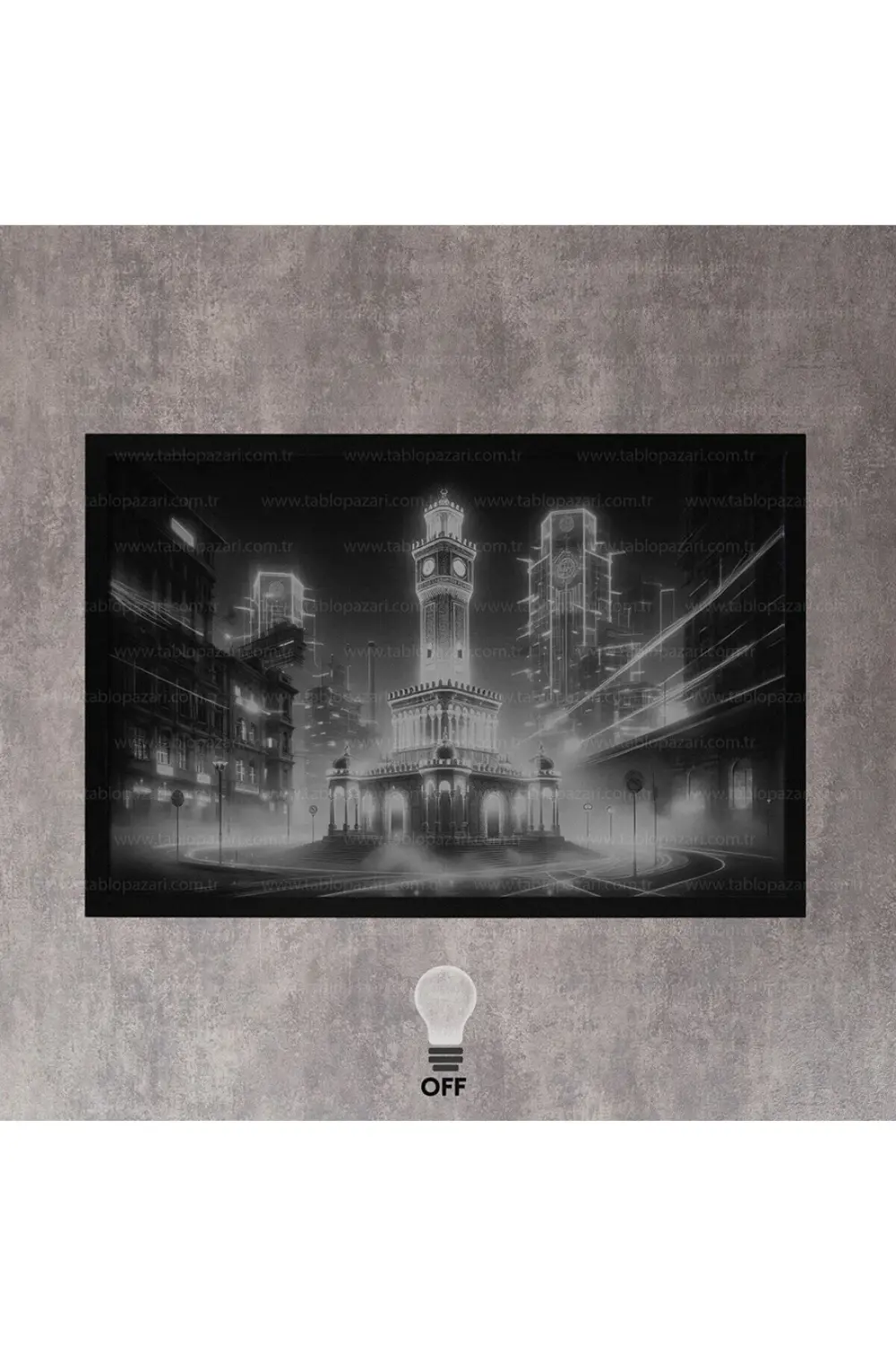 3D LED Işıklı tablo