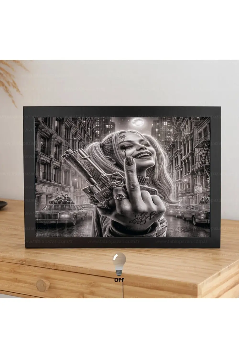 3D LED Işıklı tablo