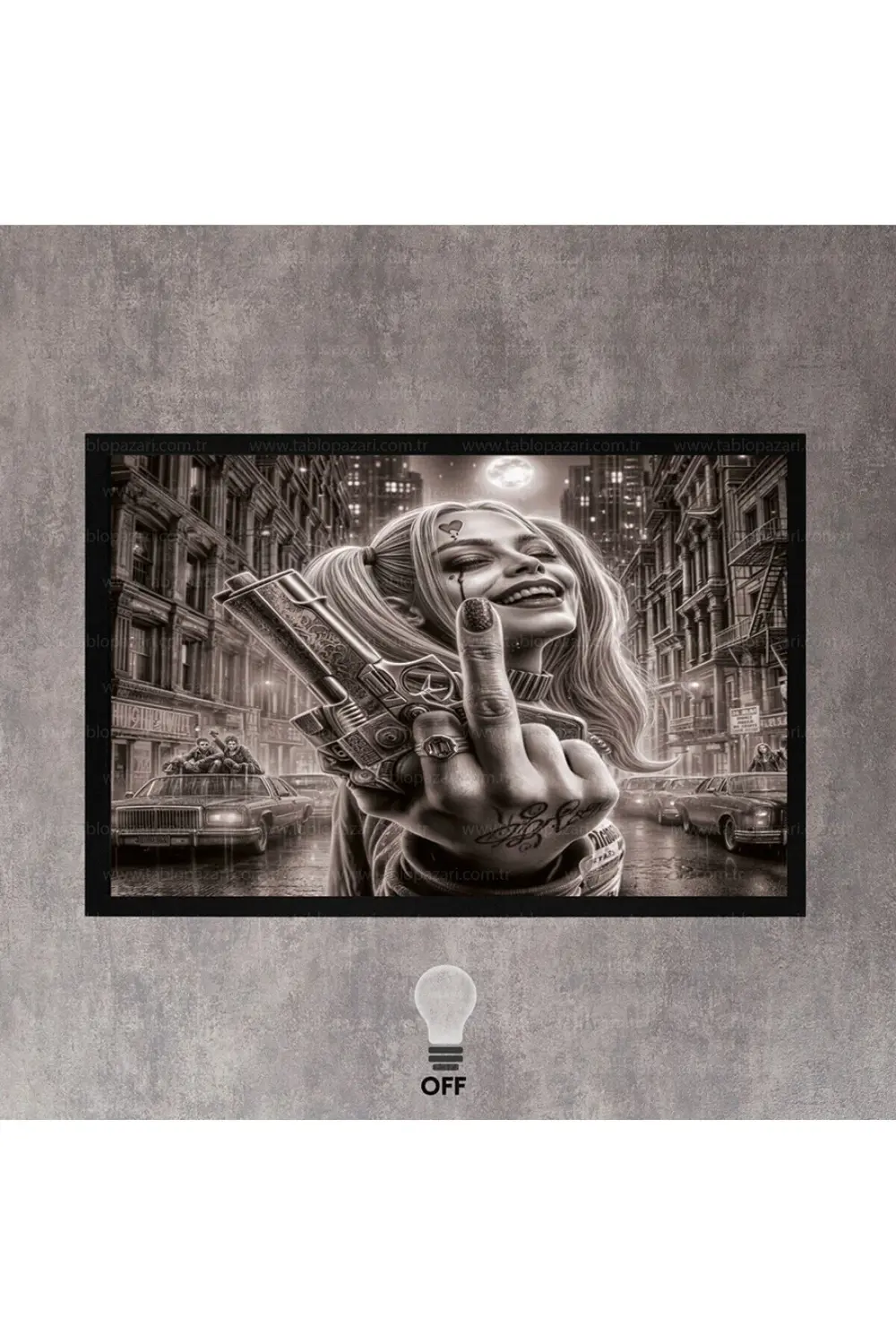 3D LED Işıklı tablo