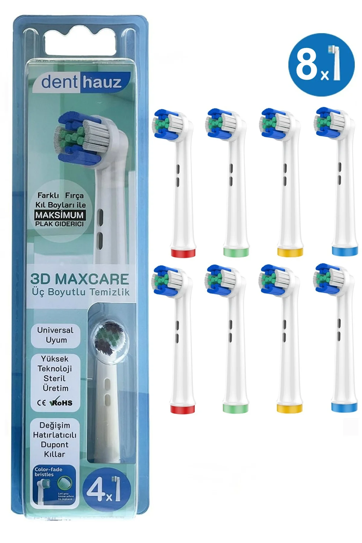 3D Maxcare - 3 Boyutlu Temiizlik Oral B Şarjlı Diş Fırçası Yedek 
