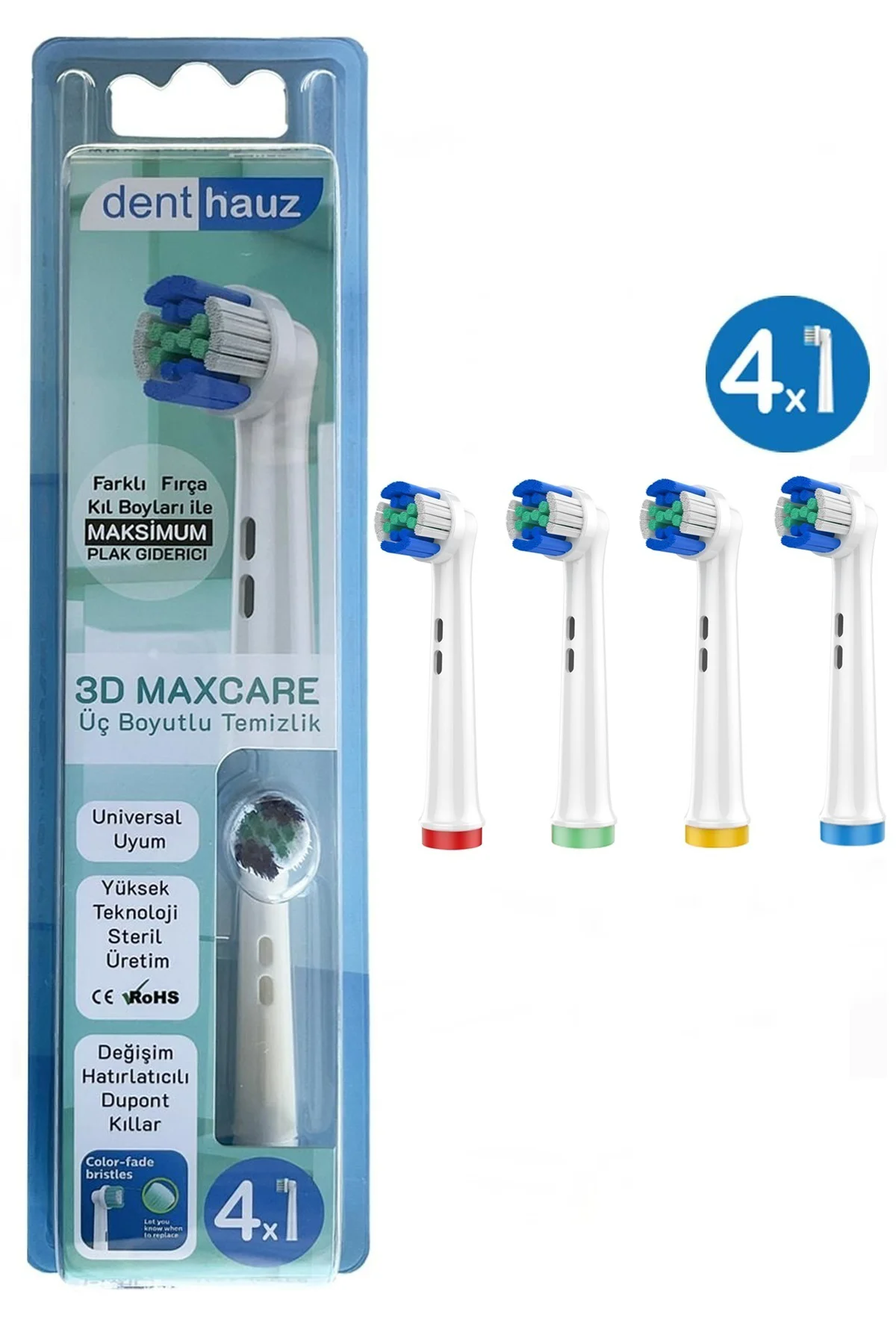 3D Maxcare - 3 Boyutlu Temiizlik Oral B Şarjlı Diş Fırçası Yedek 