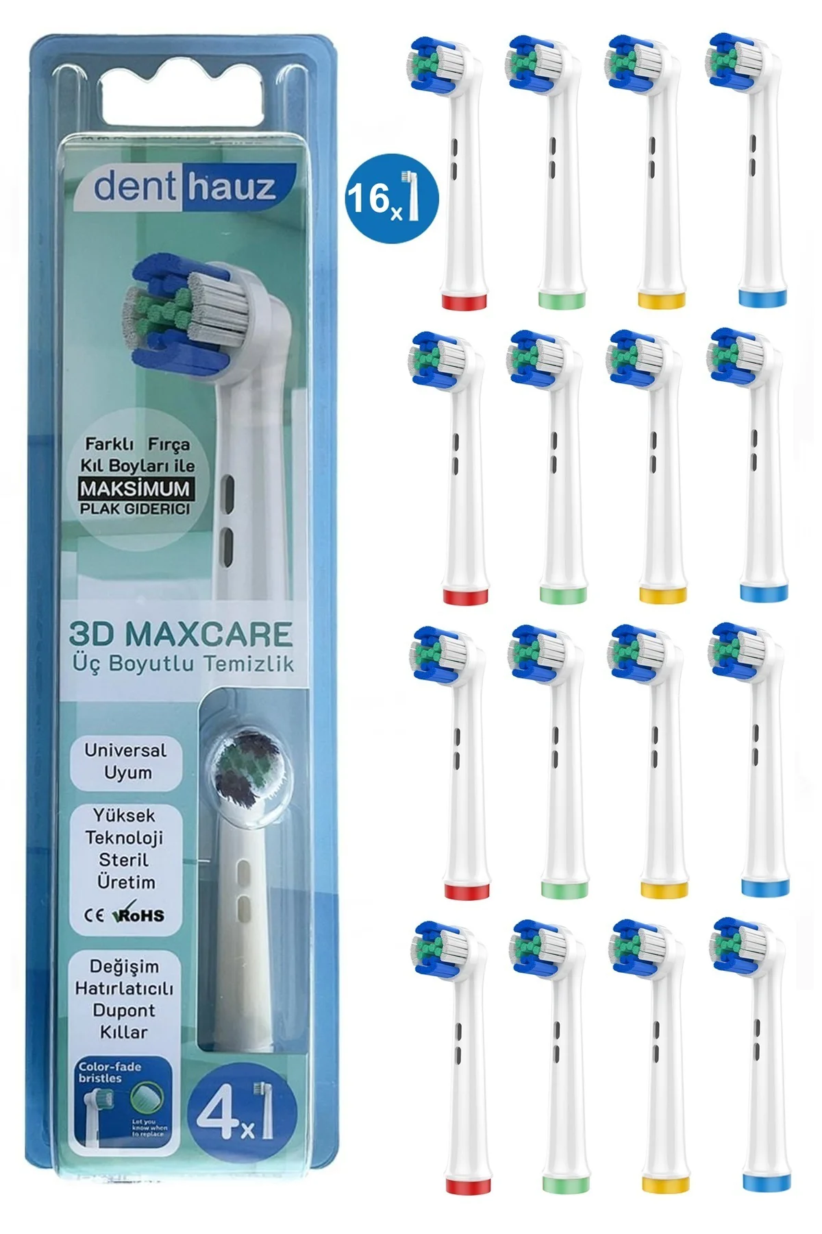 3D Maxcare - 3 Boyutlu Temiizlik Oral B Şarjlı Diş Fırçası Yedek 