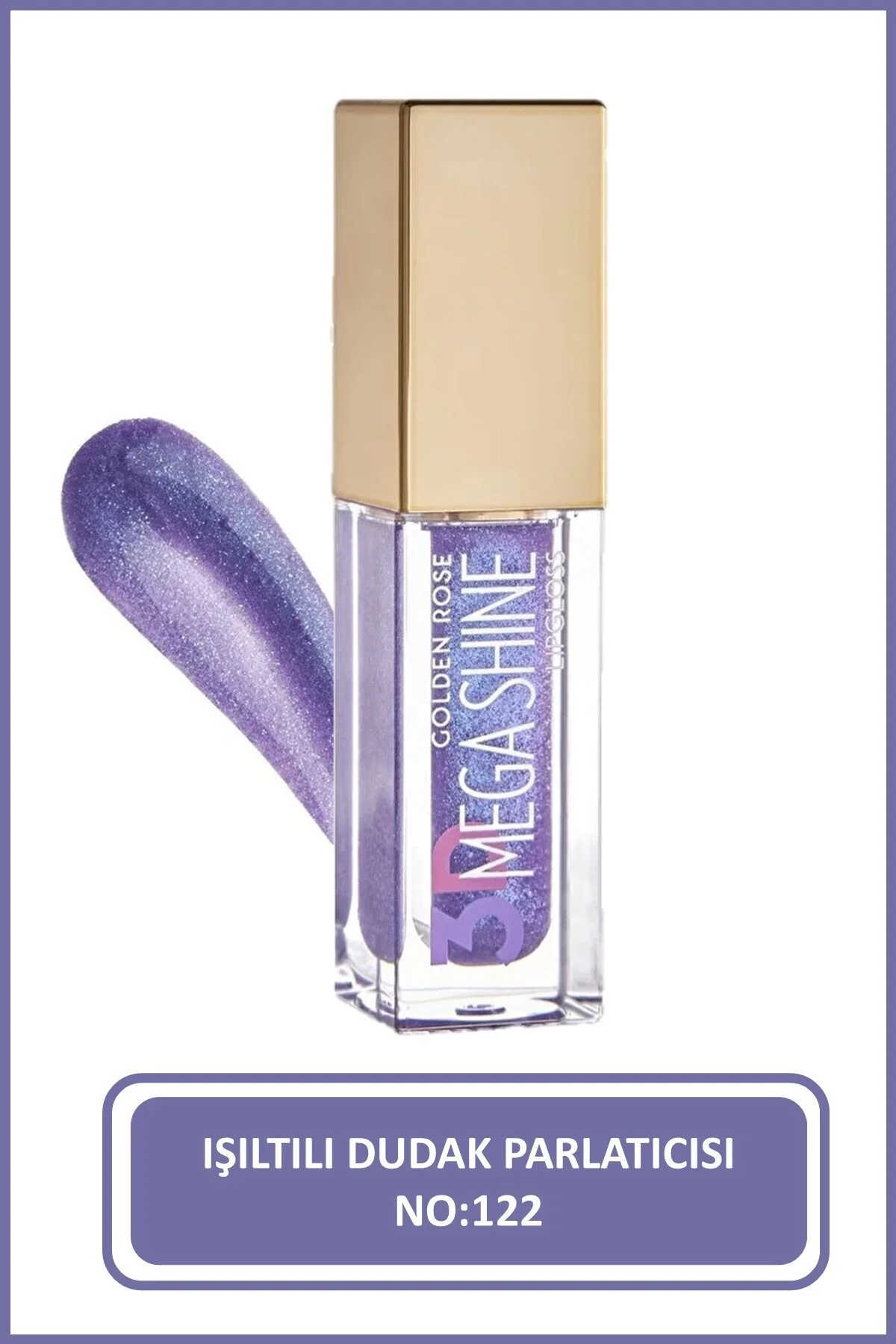 3D Mega Shine Lipgloss - 122 Sparkle Işıltılı Dudak Parlatıcısı