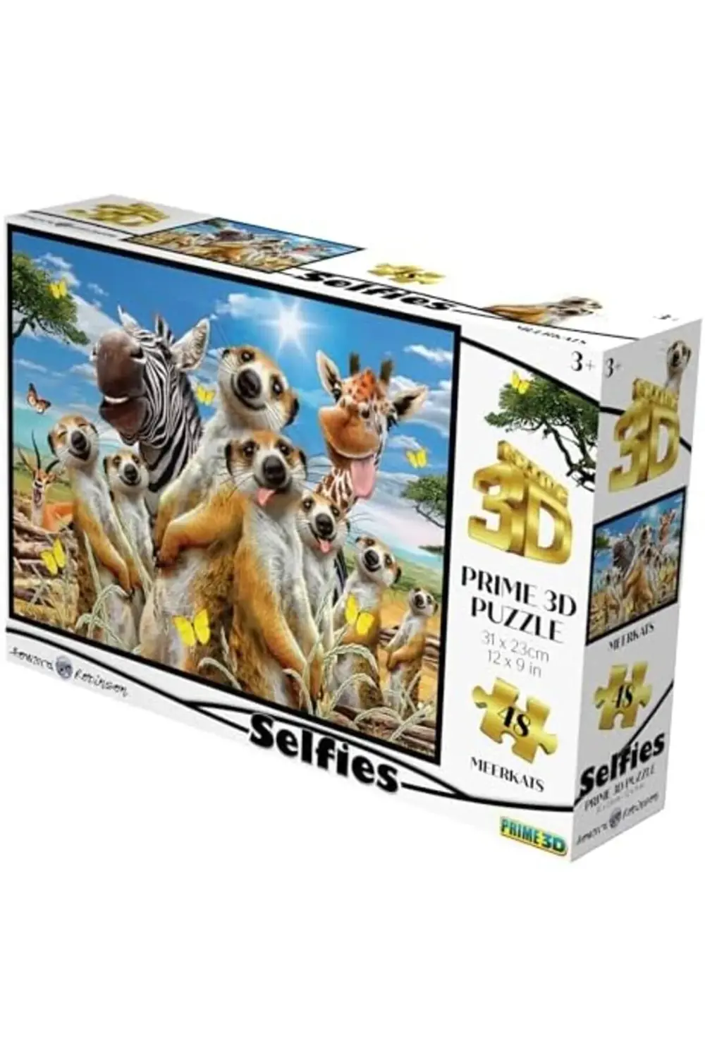 3D - Mirket Selfie - 48 Parça Puzzle 1178227