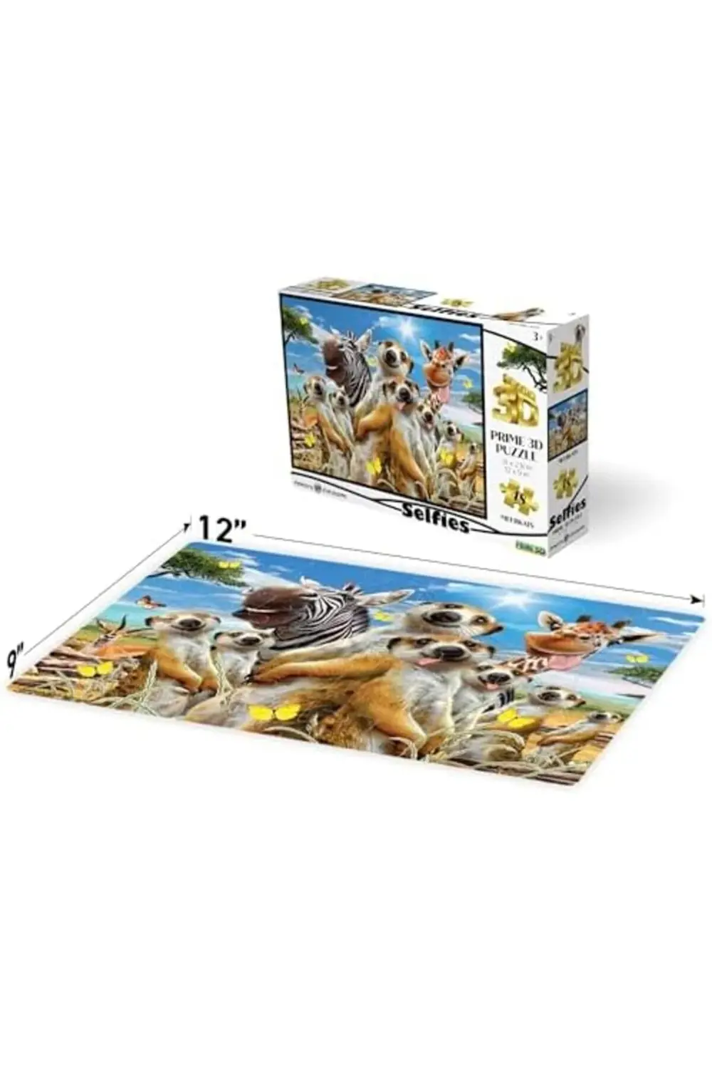 3D - Mirket Selfie - 48 Parça Puzzle 1178227