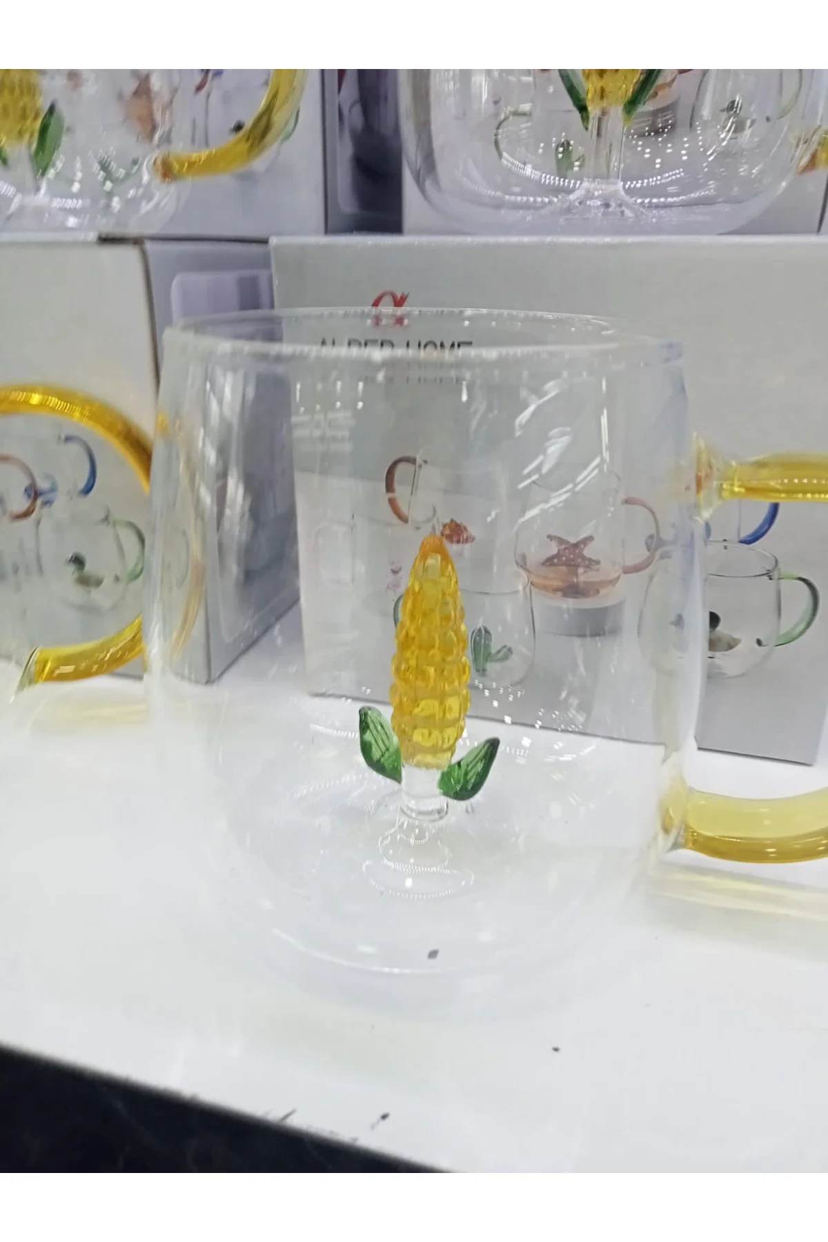 3D Mısır Figürlü Kupa Bardak