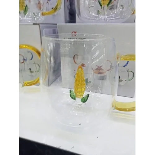 3D Mısır Figürlü Kupa Bardak