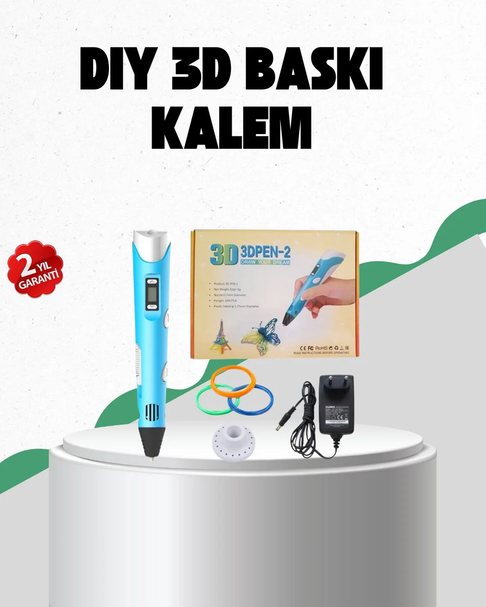 3D Modelleme Kalemi - Profesyonel ve Hobi Kullanıcıları İçin Yüksek Hassasiyetli Çözüm