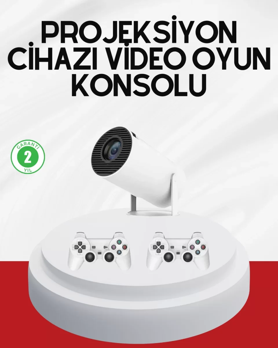 3D Oyun Destekli Kablosuz Ev Sinema Projeksiyon Cihazı - Lisinya