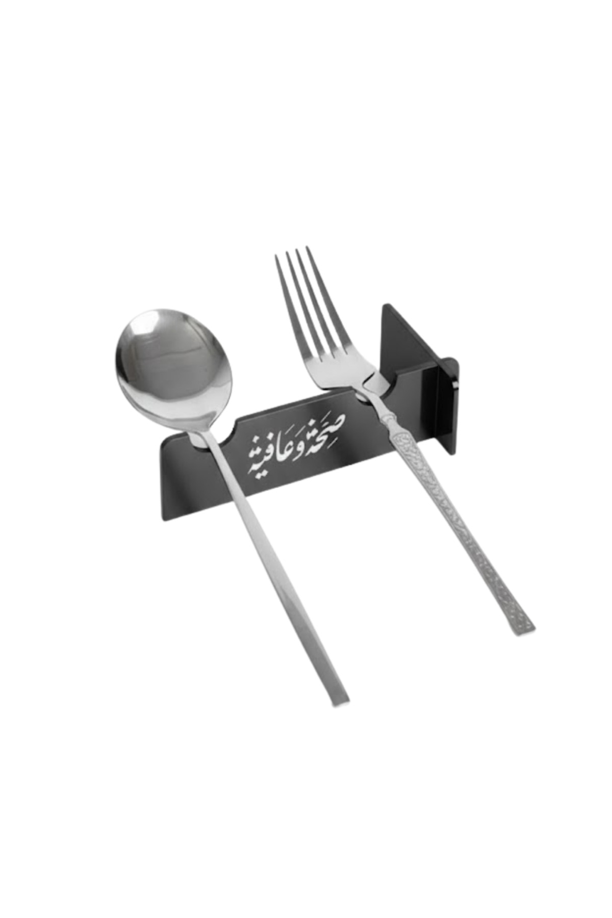 3D Özel Baskı 6’lı Kaşık Çatal Sunum Standı Şık Masa Düzenleyici 