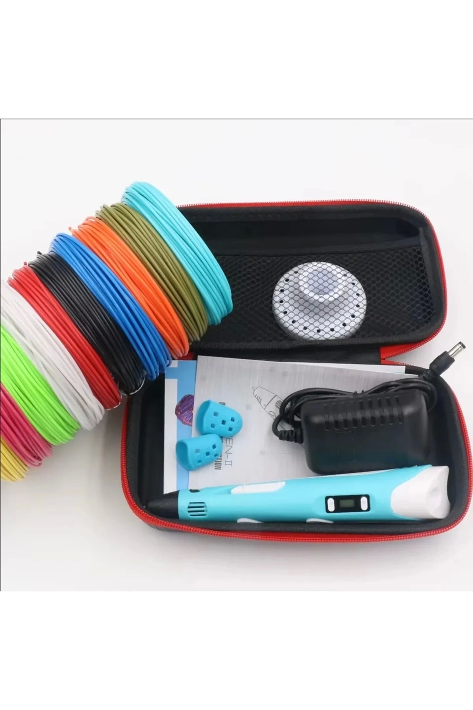 3d Pen Üç Boyutlu Yazıcı Kalem Printer (12 Adet 3 Metre Filament