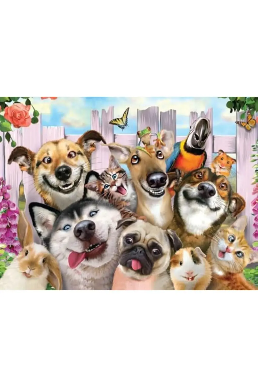 3D - Pet Selfie - 500 Parça Yetişkin Puzzle 1178367