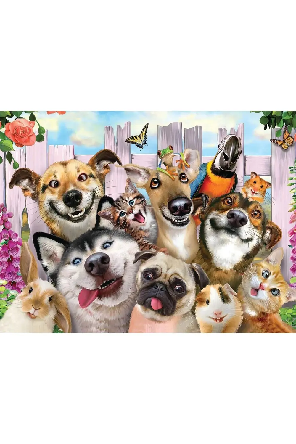 3D - Pet Selfie - 500 Parça Yetişkin Puzzle 1178367