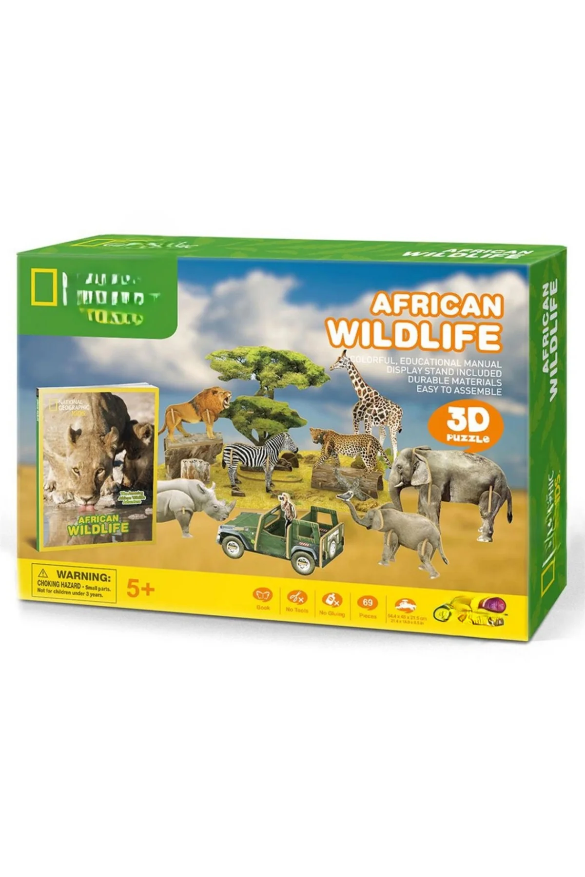 3D Puzzle Afrika Yaban Hayatı