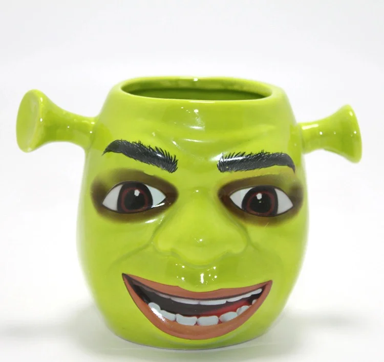 3d Shrek Tasarımı Porselen Kupa Bardak Diğer