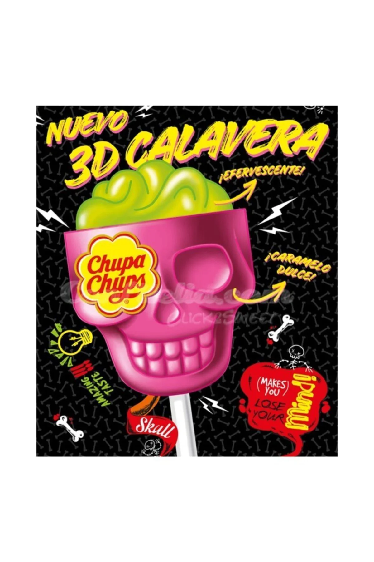 3d Skull Şekerleme 25 Adet 15g