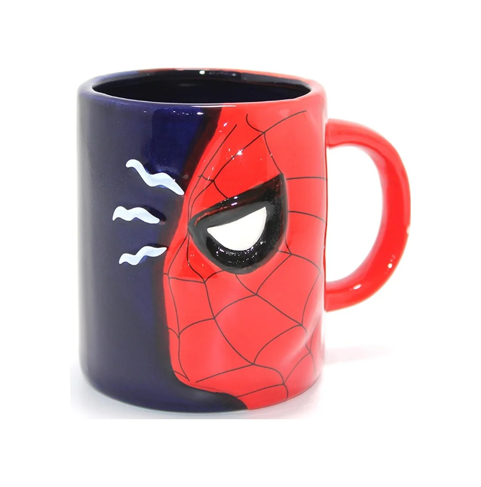3d Spiderman Tasarımlı Porselen Kupa Bardak Diğer