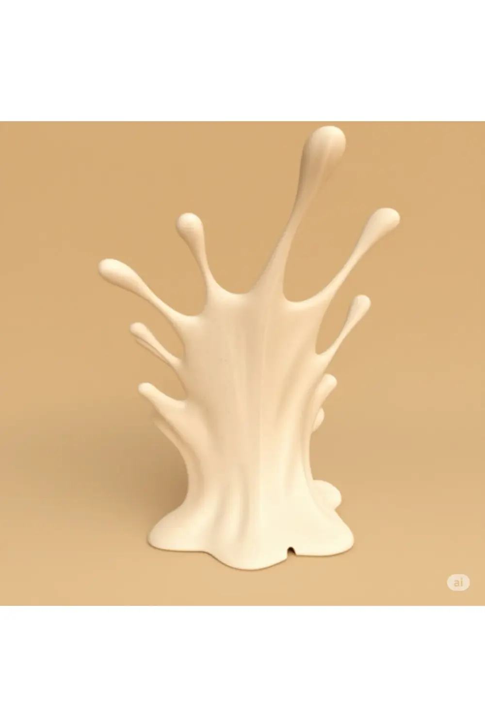 3D SPLASH ŞEKLİNDE MERMER DESENLİ MASAÜSTÜ TELEFON TUTUCU