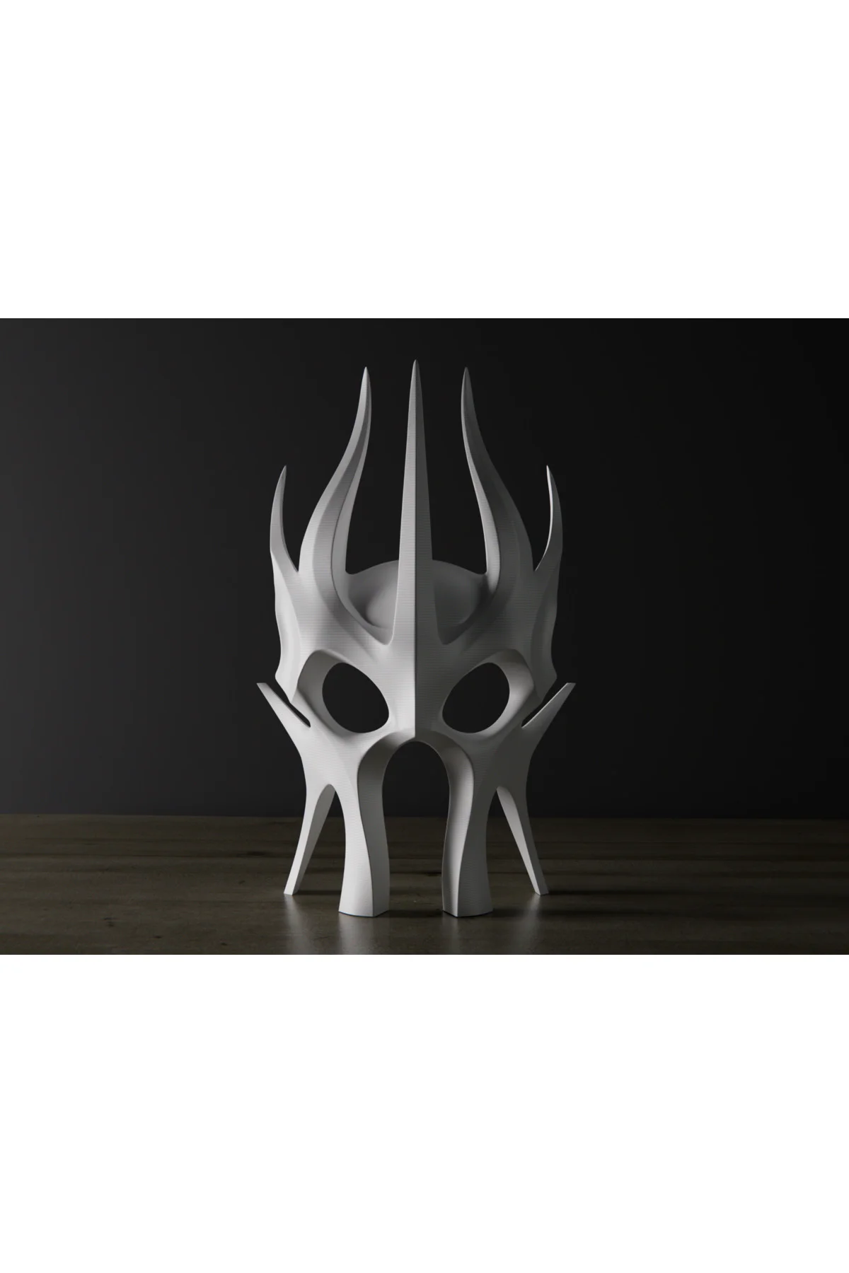 3D Tasarım Kişiye Özel Tasarım Mask Ham Beyaz Renkte Gönderilir B