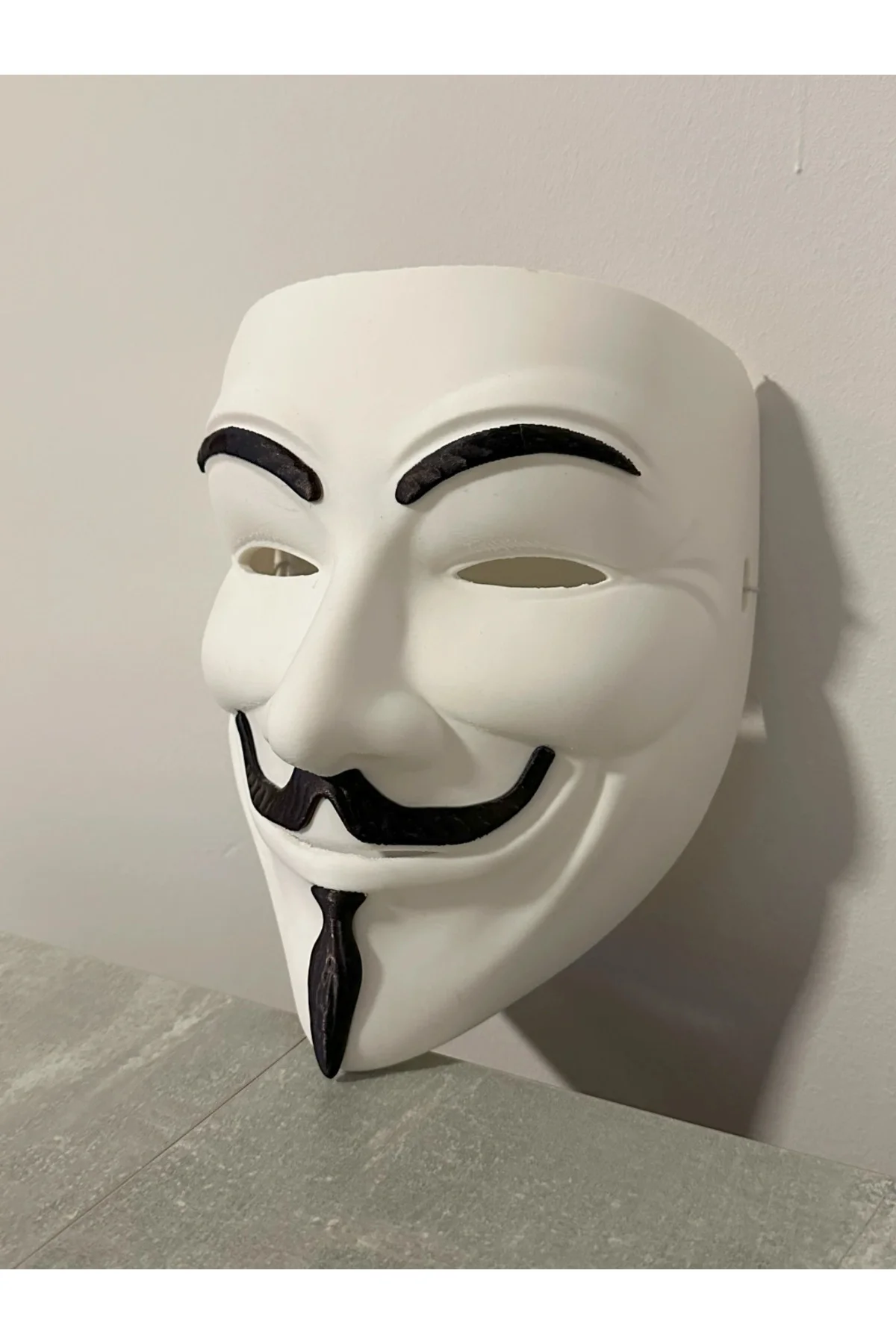 3D Tasarım Kişiye Özel Tasarım Mask Ham Beyaz Renkte Gönderilir B