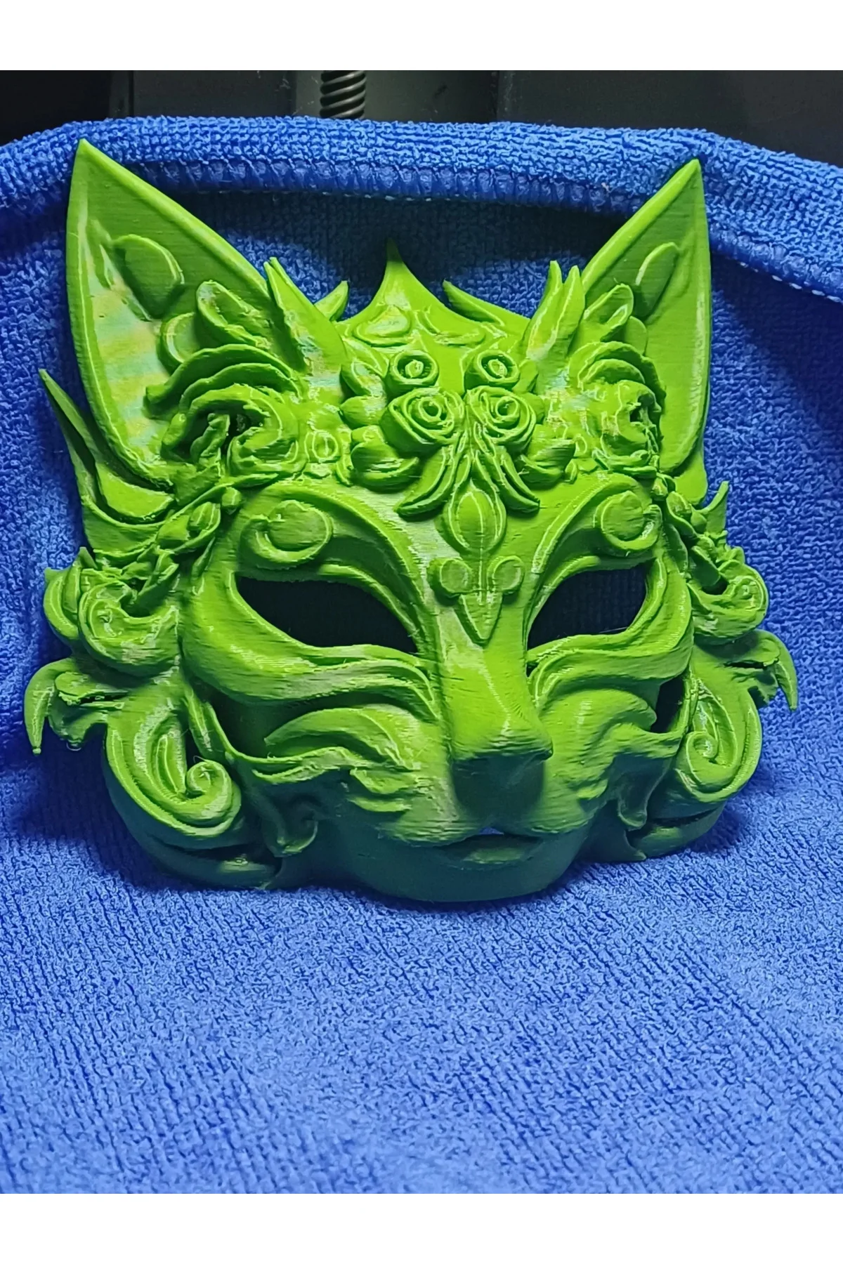 3D Tasarım Kişiye Özel Tasarım Mask Ham Beyaz Renkte Gönderilir B